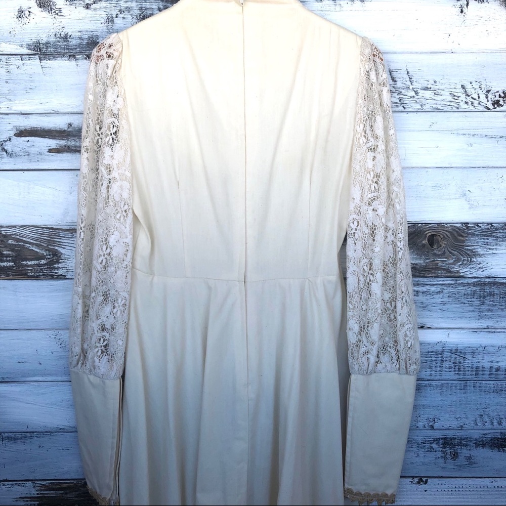 SOLD Gunne Sax Ivory Lace Gown (Updated) - Picture 11 of 14